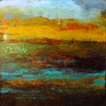 Agnes Riojas Landscape, Oil, 36 x36