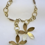 Julia O’Reilly, Lariat Floral necklace with pearls