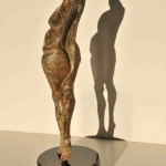 Balancing Act-2, Bronze, 14 x 3.5 x 4 inches,© 1980