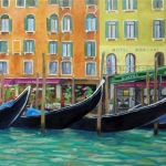 Linda Geniesse, View from the Vaporetto, Oil
