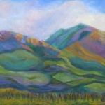 Bobbi Garrop, Mt. Diablo - Colorful Spring, Oil, 2012