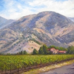 Tom Lemmer, Napa Valley Vineyard Estate, Oil, 30x34, 2011