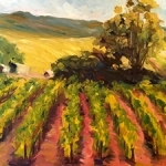 Dana Beebe, Reynolds Family Winery--Silverado Trail, Oil on canvas