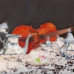 Joanne Robinson, Music and Tea, Oil