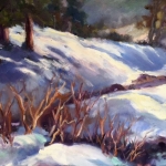 Lin Padden, Snow Patterns, Oil