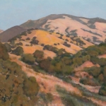Kerima Swain, Sunset Mount Diablo, oil