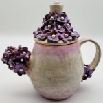 Faith Zenker, Hydrangea Whimsy, Ceramic Teapot