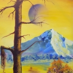Charles Blanton. Sonoma Tree, Acrylic