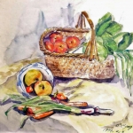 Leslie, Ouyang, Apples In Basket