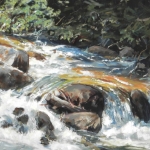 Don Eagling, Bear Creek Spring, Acrylic, 16 x 20