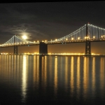Jane Postiglione, Night Light, SF Bay Bridge, Photo, 16x20,2014
