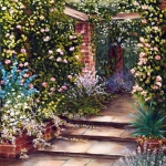 Joanne Robinson, Rose Garden, Oil, 16 x 20, 2012