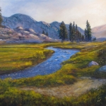 Tom Lemmer, Tuolumne River, Yosemite, Oil