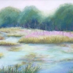 Linda Beach, Still Waters, pastel, 11x17, 2010