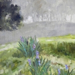 David Gates, Iris Fog 15x19 Oil on Canvas (Copy)