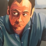 Mike Arata, The Tony, Oil on wooden panel (Copy)