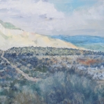 David Gates, Los Ramos, New Mexico 24x24 oil on canvas