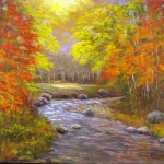 Tom Lemmer, Autumn Glow, Oil, 16 x 20, 2012