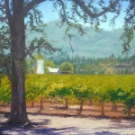 View from Wine Train 9, Oil, ©2011