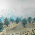 Walter Krane, Foggy Morning, Oil on Canvas 18 x 24, 2013