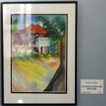 Dayna Tutino, Tao House From the Orchard, watercolor