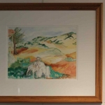 Megan Parks-Haller, Blemie&Eugene, watercolor