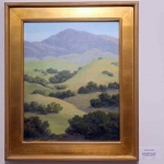 Norma Webb, Our Mountain Wears Green, oil
