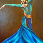 Soussan Farsi, The Picock Dancer II, Oil, ©2012