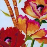 Wendy Oliver, Iceland Poppies, Watercolor,© 2012